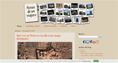 Desktop Screenshot of notasdeunviajero.com